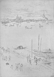 Venecia vertical de James Abbott McNeill Whistler