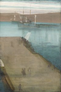 Puerto de Valparaíso, 1866 de James Abbott McNeill Whistler