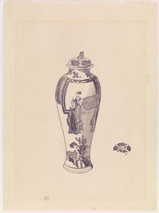 Jarrón con cuerpo ligeramente abultado, 1876-1878 de James Abbott McNeill Whistler