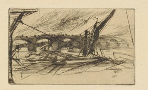 Puente de Vauxhall, 1861 de James Abbott McNeill Whistler