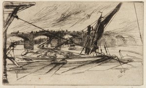 Puente de Vauxhall, 1861 de James Abbott McNeill Whistler