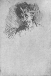 Whistler con el mechón blanco, 1879, 1904 de James Abbott McNeill Whistler