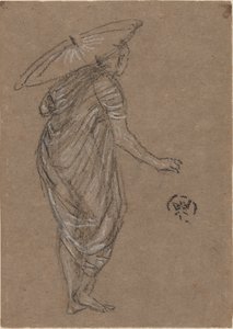 Mujer con parasol de James Abbott McNeill Whistler