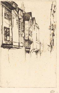 Calle Wych, 1877 de James Abbott McNeill Whistler