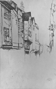 Wych Street, 1877, 1904 de James Abbott McNeill Whistler
