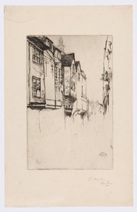 Wych Street, Londres de James Abbott McNeill Whistler