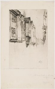 Wych Street, Londres de James Abbott McNeill Whistler