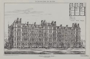 Cadogan Terrace, Cadogan y Hans Place Estate, Chelsea, 1879 de James Akerman