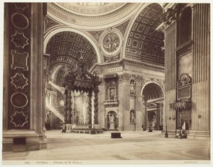 Iglesia de San Pedro, Roma, c. 1870 de James Anderson