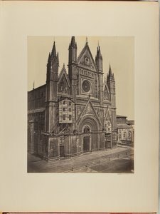 Fachada de la catedral de Orvieto de James Anderson