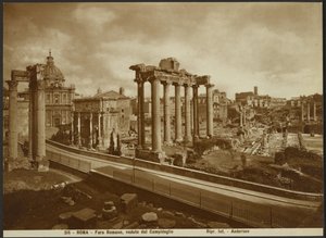 El Foro Romano, visto desde la Capital de James Anderson