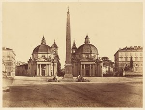 Vista de la Piazza del Popolo de James Anderson