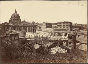 [Vista de la basílica de San Pedro] de James Anderson