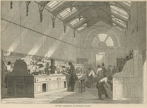 El nuevo laboratorio, en el London College de James Archer