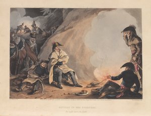 ¿Bivouac en los Pirineos, la noche antes de la batalla?, 1813 de James Atkinson