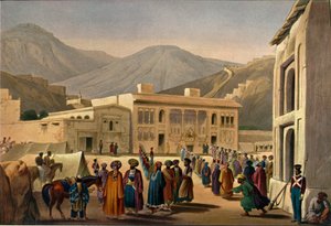 Dentro de la Ciudad de Kabul La Bala Hissar, c1840, 1901 de James Atkinson