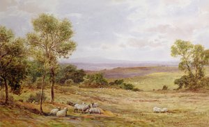 Colinas de Cumberland desde Wardrew House, Gilston de James Aumonier