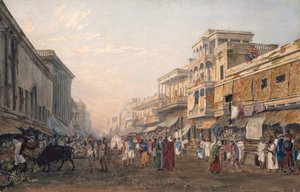 Vista de Calcuta, c.1820 (aguatinta) de James Baillie Fraser