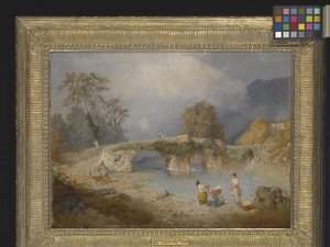 Clearing Up For Fine Weather, Beddgelert, North Wales (óleo sobre lienzo)