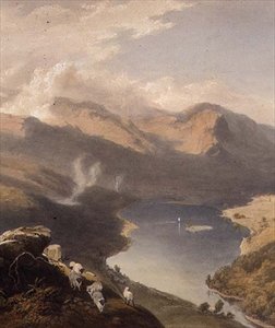 Grasmere desde Langdale Fell (detalle) de James Baker Pyne