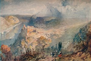 En el Rin, 1852 de James Baker Pyne