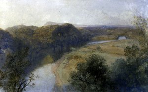 El Ribble desde Red Seat de James Baker Pyne