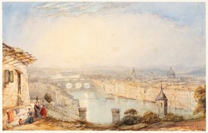 Vista de Florencia de James Baker Pyne