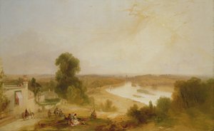 Vista del río Támesis desde Richmond Hill, 1835 de James Baker Pyne