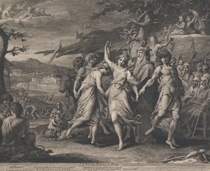 A Grecian Harvest Home (Diseños para las paredes de la Gran Sala de la Sociedad para el Fomento de las Artes) de James Barry