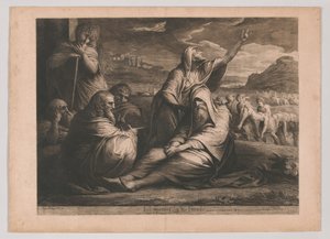 Job reprendido por sus amigos de James Barry