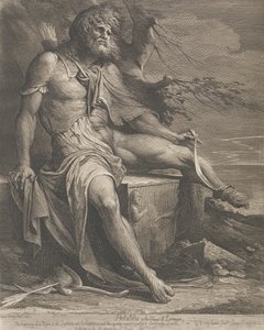 Filoctetes en la isla de Lemnos de James Barry