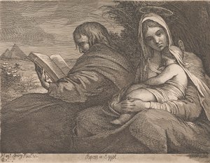 Reposo en Egipto de James Barry