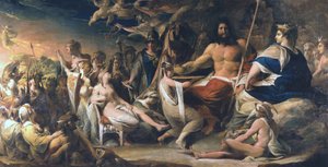 El nacimiento de Pandora de James Barry