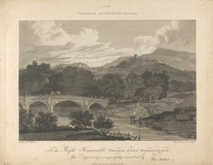 Clitheros desde Eadsford Bridge de James Basire