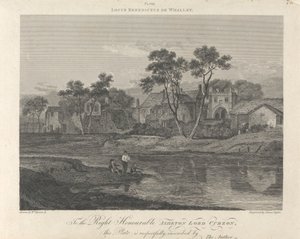 Abadía de Whalley (vista más cercana) de James Basire