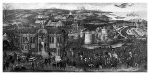 El Campo del Paño de Oro, 1520, 1896 de James Basire I