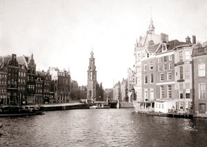Canal, Ámsterdam, 1898 de James Batkin