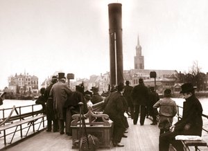 Pasajeros del ferry, Laandam, 1898 de James Batkin