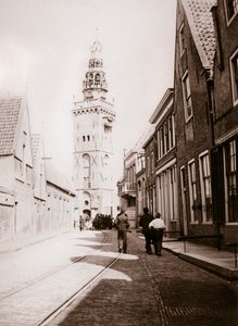Escena callejera, Monnickendam, Países Bajos, 1898 de James Batkin
