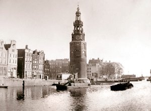 La Montelbaanstoren, Ámsterdam, 1898