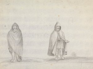 Estudios de dos hombres