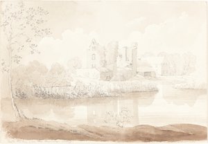 Castillo Rheban en el río Barrow, Athy