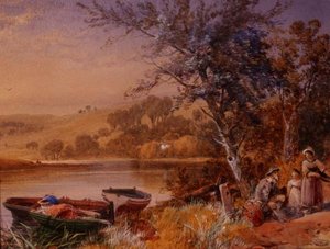 Lago (detalle) de James Burrell Smith
