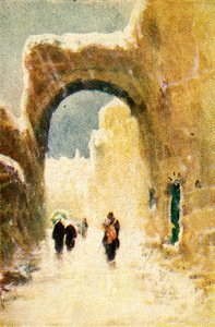 Jerusalén en invierno - Juan x. 22, c. 1924 de James Clark, Henry A Harper