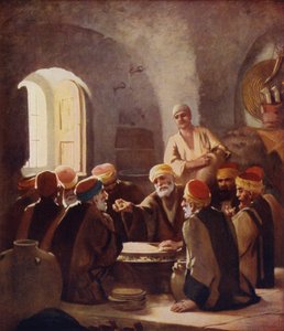 Cena entre los fellahheen de James Clark