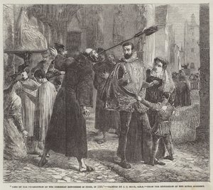 Tiempo de la persecución de los reformadores cristianos en París, en 1559 de James Clarke Hook