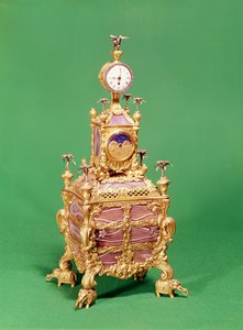 Reloj de mesa musical de George III, c.1766 de James Cox