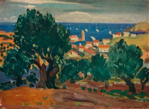 Olivos en Collioure, 1911