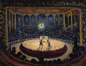 El anillo, c.1912 (óleo sobre lienzo) de James Dickson Innes