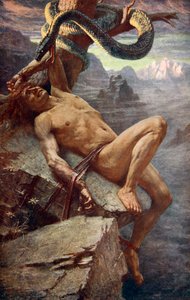 Castigo de Loke, 1890 de James Doyle Penrose